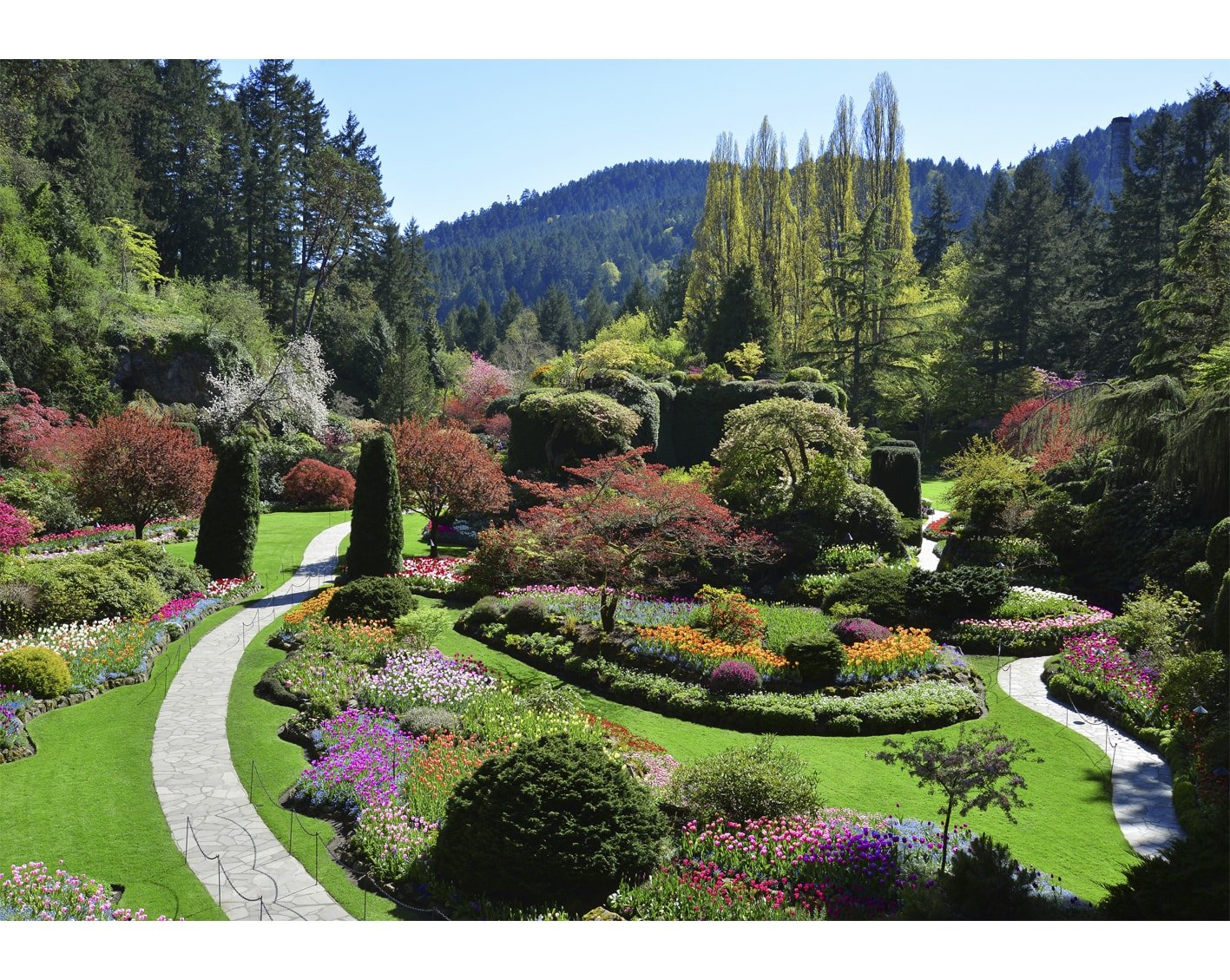 The Butchart Gardens Victoria Canada City Travel Jigsaw Puzzles