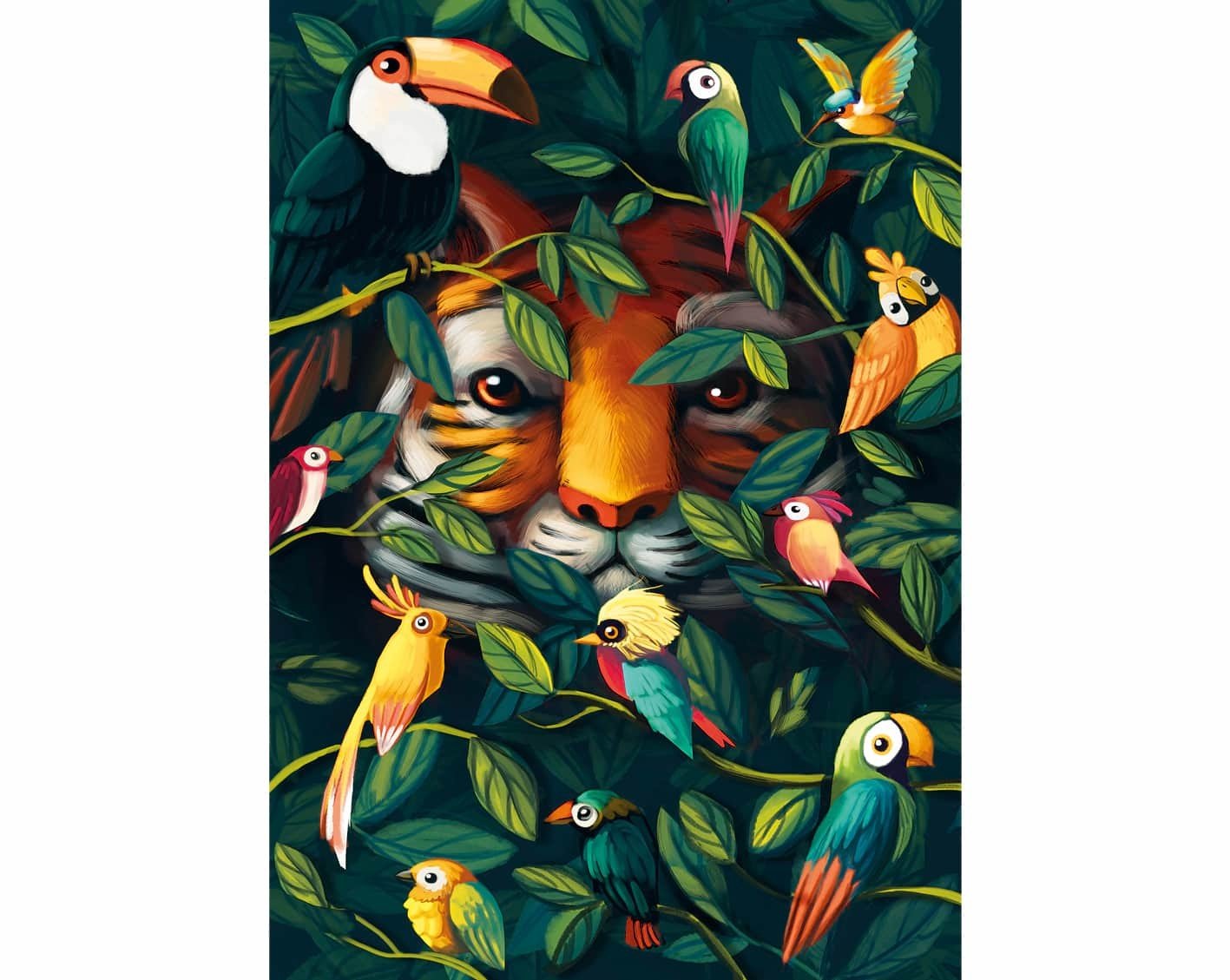 Eye Of The Tiger Animals Nature Jigsaw Puzzles